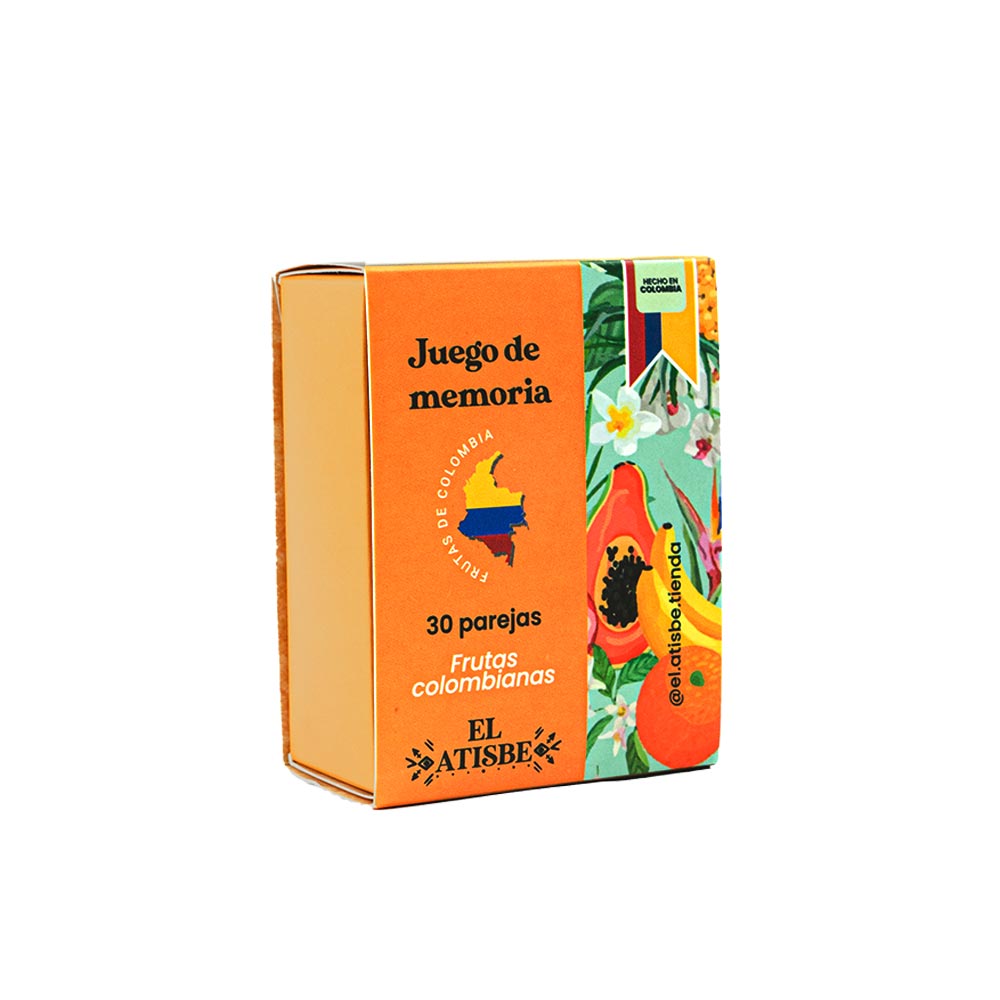 Juego de memoria de Frutas Colombianas