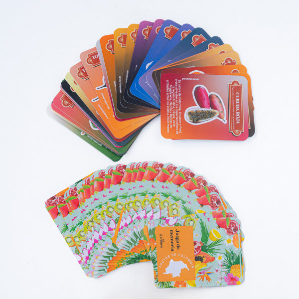 Juego de memoria de Frutas Colombianas