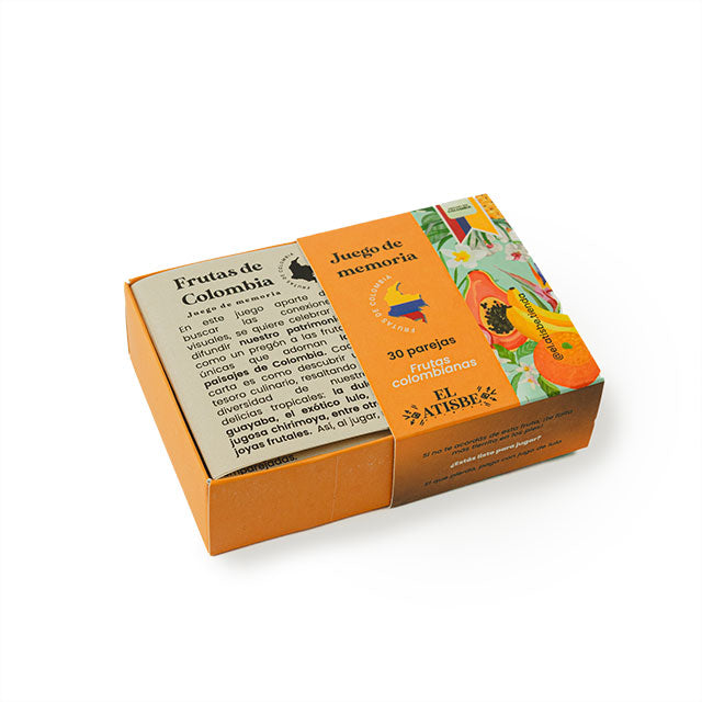 Juego de memoria de Frutas Colombianas