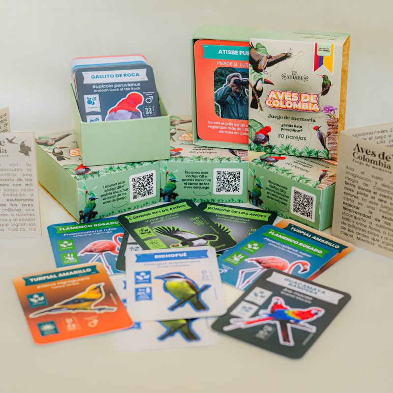 Juego de Memoria Aves de Colombia
