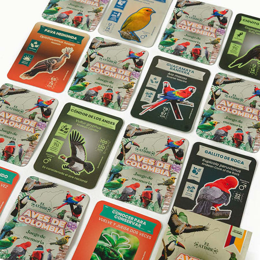 Juego de Memoria Aves de Colombia