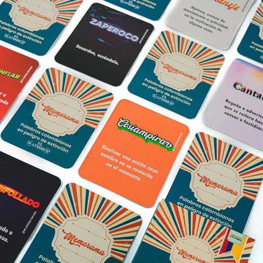 Juego de Memoria Palabras Colombianas
