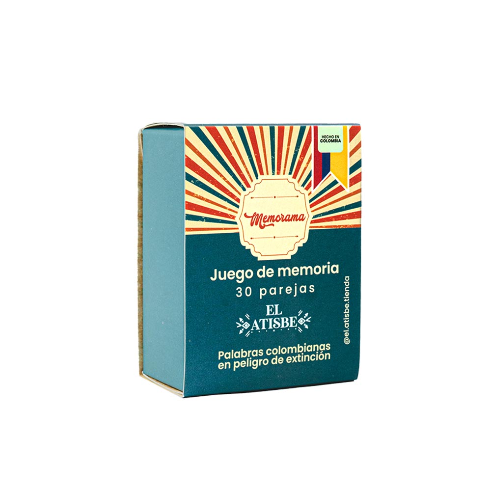 Juego de Memoria Palabras Colombianas
