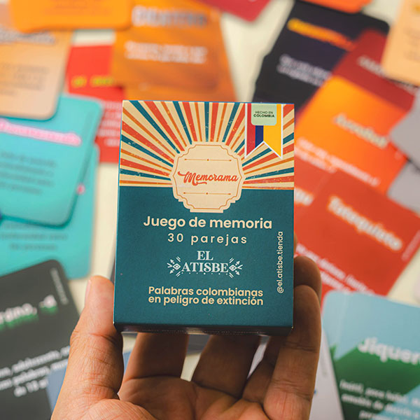 Juego de Memoria Palabras Colombianas