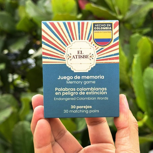 Juego de Memoria Palabras Colombianas