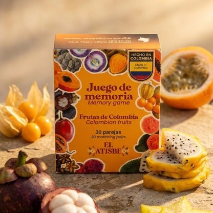 Juego de memoria de Frutas Colombianas