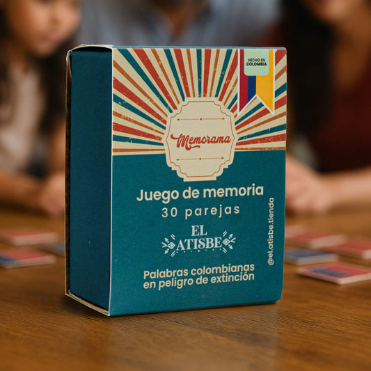 Juego de Memoria Palabras Colombianas